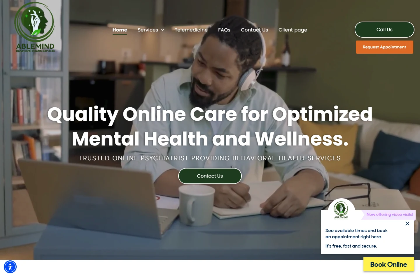 Ablemind responsive website design